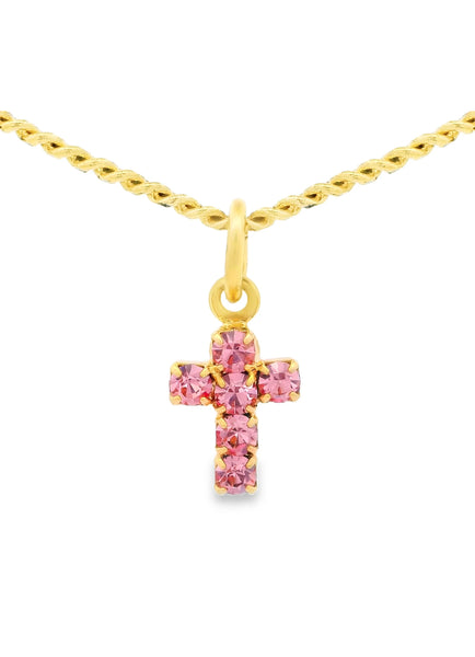 TOVA Single Mini Cross Necklace – Details Direct