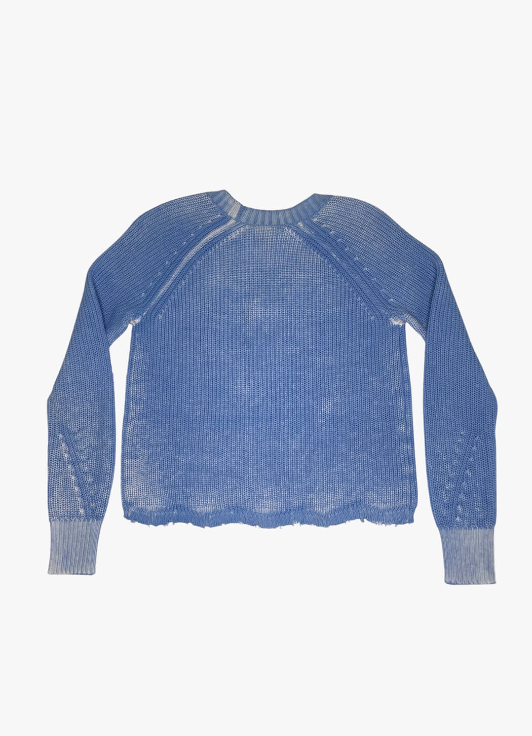 Autumn Cashmere Reversible Distressed Inked Scallop Shaker V