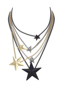 TOVA Brazil 6 Star Necklace