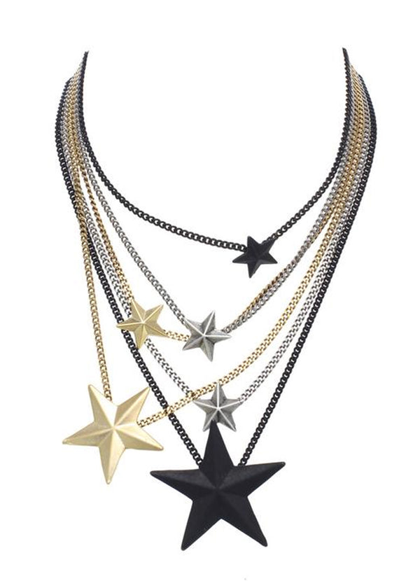 TOVA Brazil 6 Star Necklace