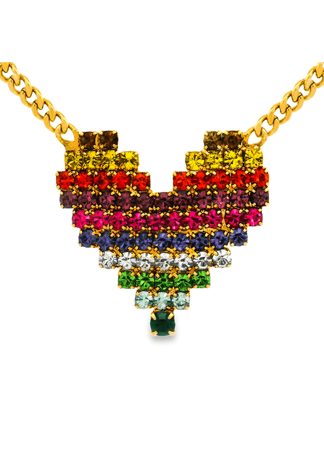 TOVA Candy Heart Necklace