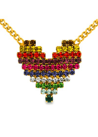 TOVA Candy Heart Necklace
