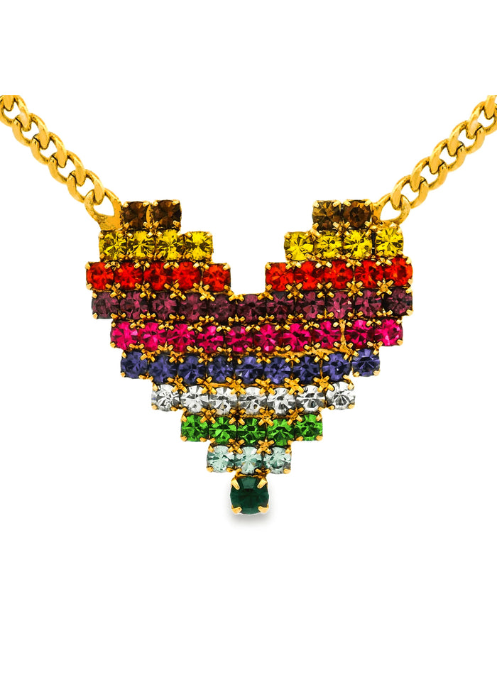 TOVA Candy Heart Necklace