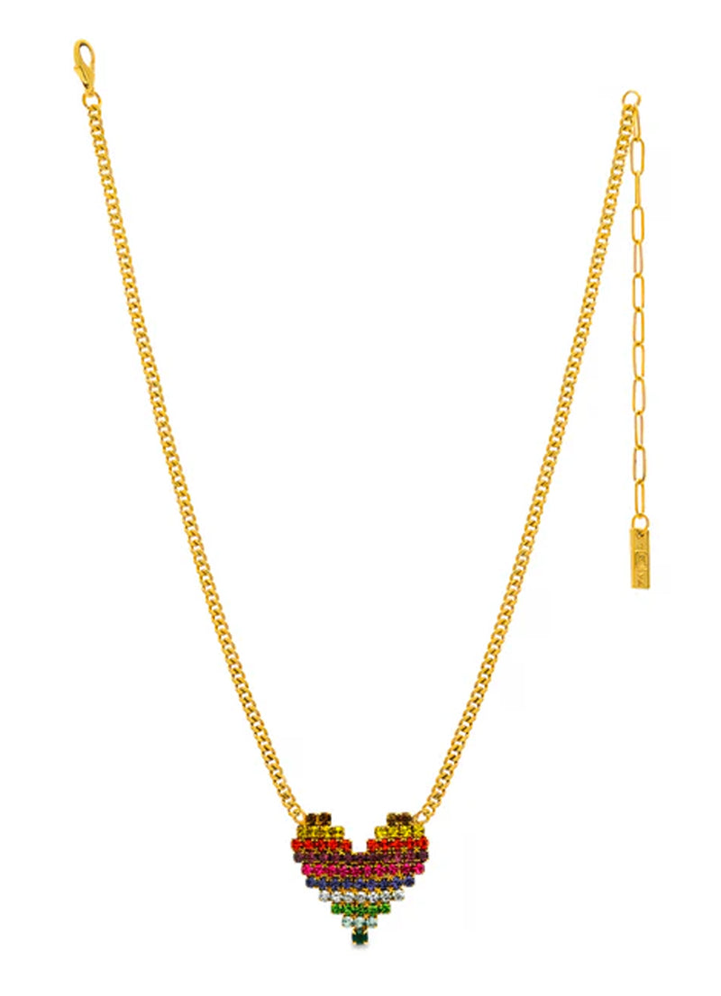 TOVA Candy Heart Necklace