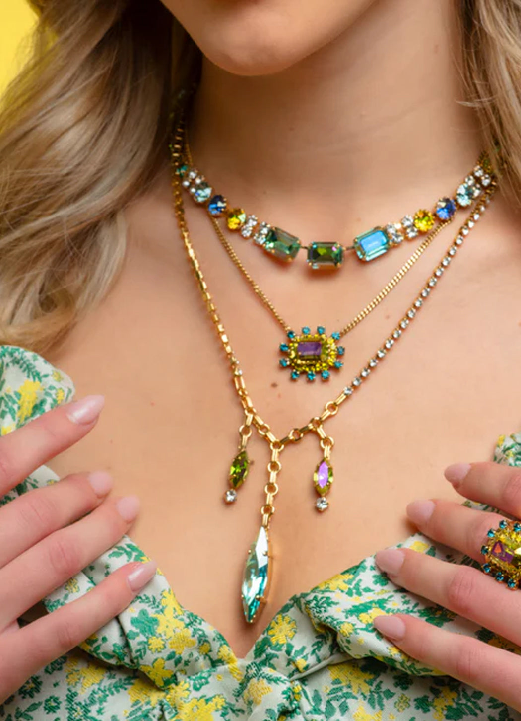 TOVA Sisi Necklace in Watermelon
