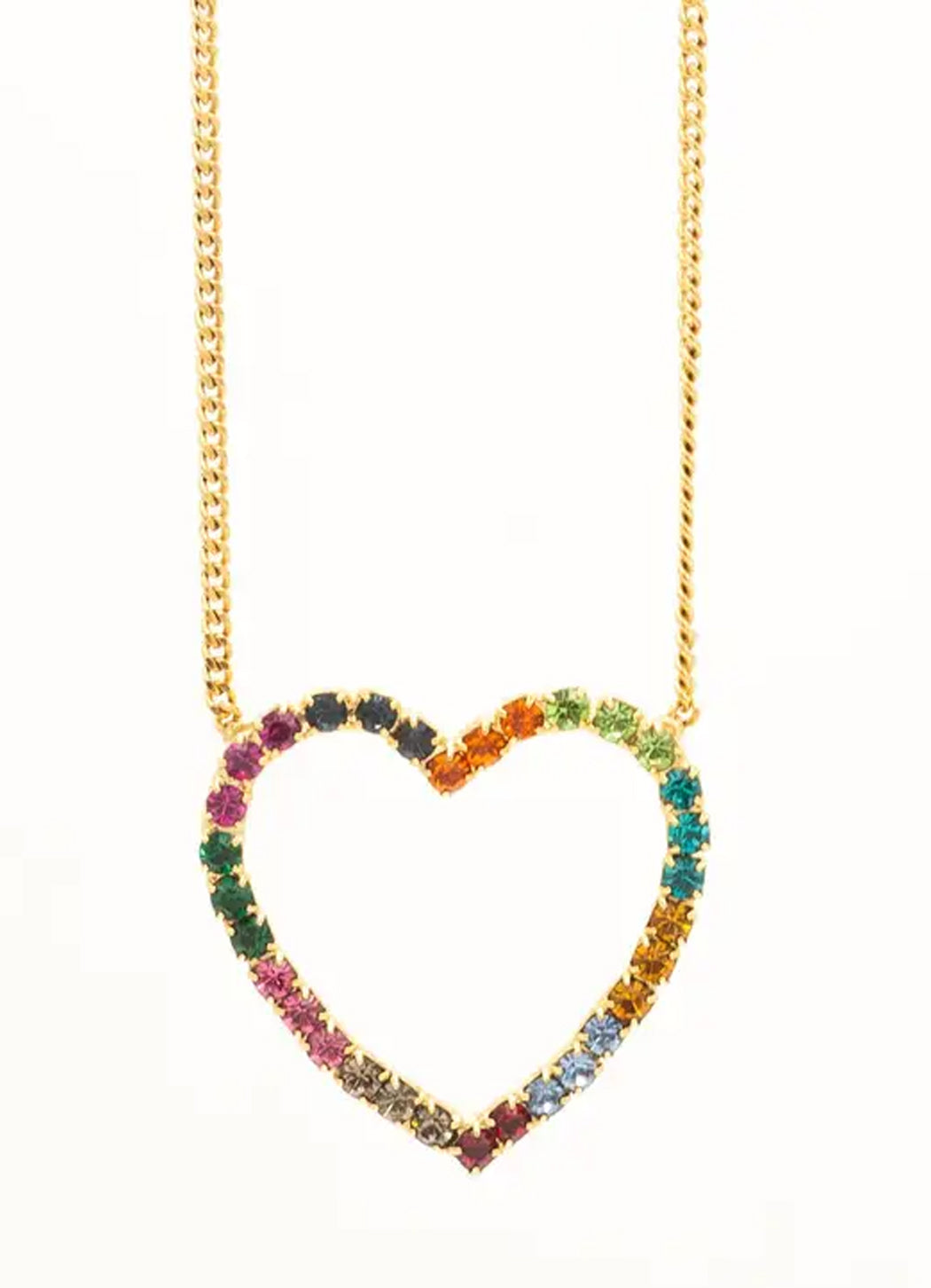TOVA Mini Open Heart Necklace