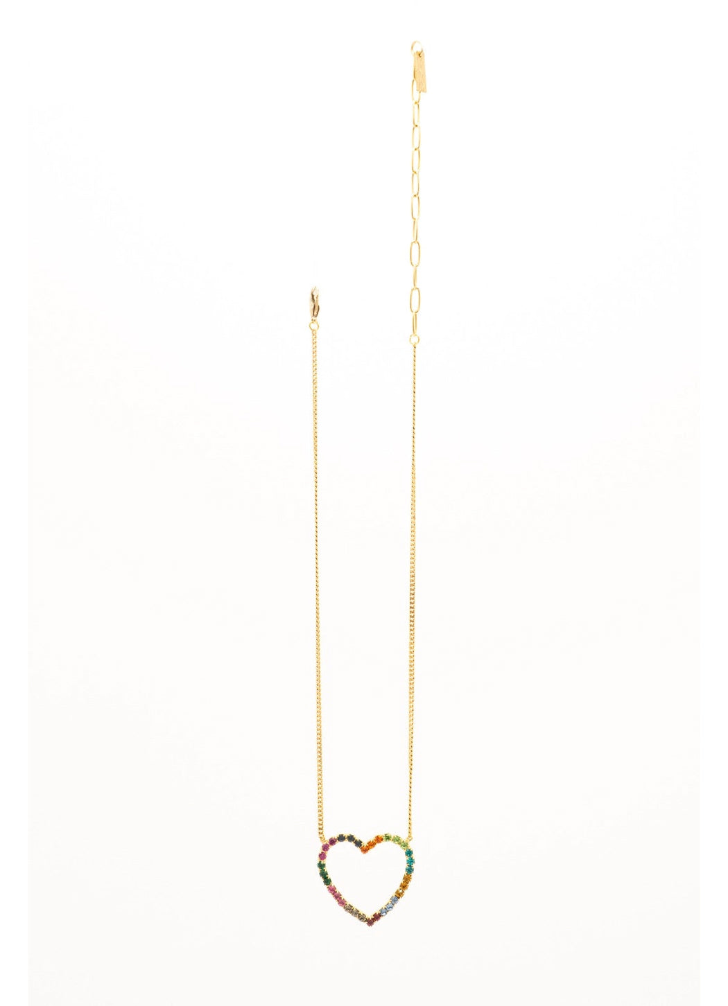 TOVA Mini Open Heart Necklace