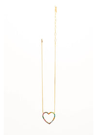 TOVA Mini Open Heart Necklace