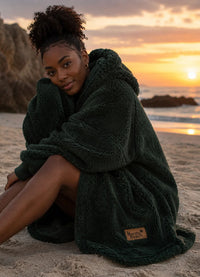 Nordic Beach Body Wrap - Midnight Green