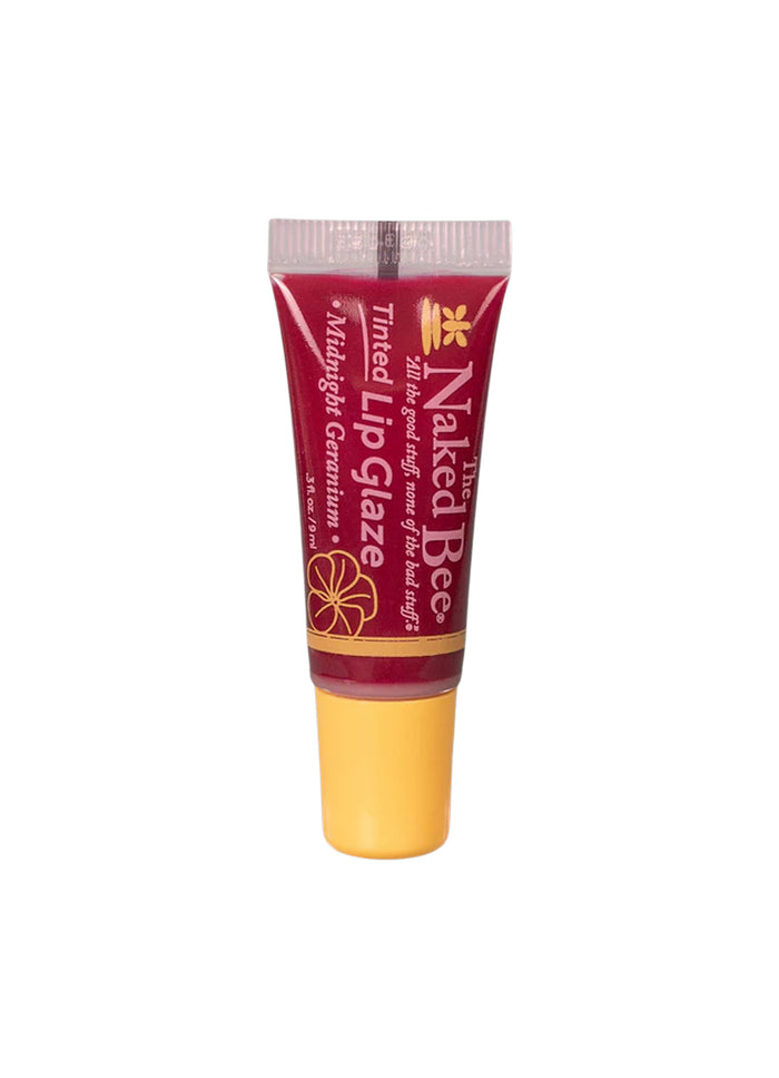 Naked Bee Midnight Geranium Tinted Lip Glaze
