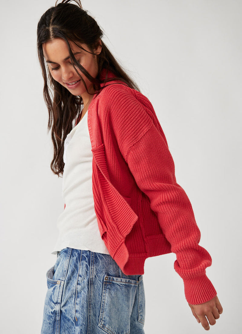 Free People Worn Thru Surplus Cardi