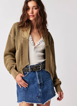 Free People Worn Thru Surplus Cardi