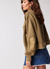Free People Worn Thru Surplus Cardi