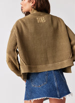 Free People Worn Thru Surplus Cardi