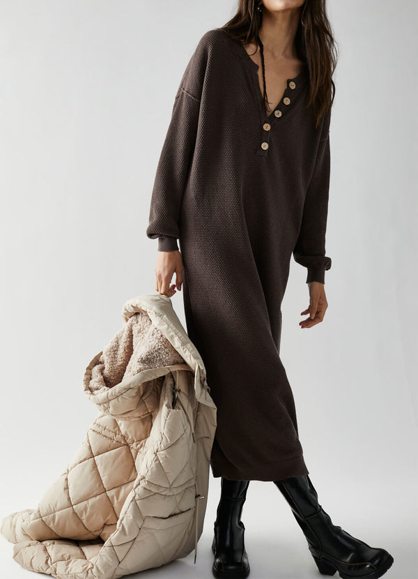 Free People Hailee Sweater Midi Dress