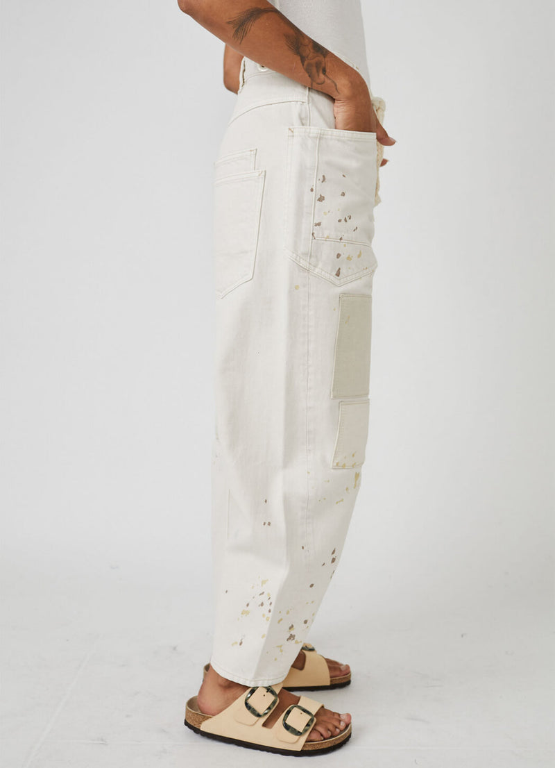 Free People Moxie Pull-On Barrel Jeans