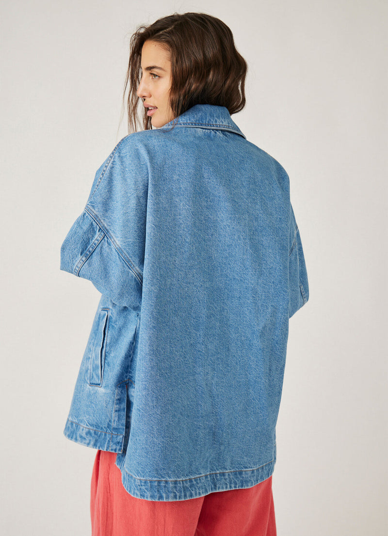Free People Madison City Denim Jacket