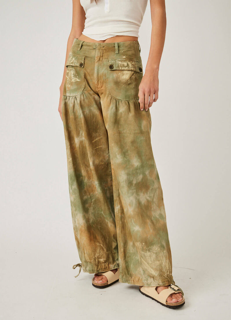 Free People Lotus Tie Dye Jean