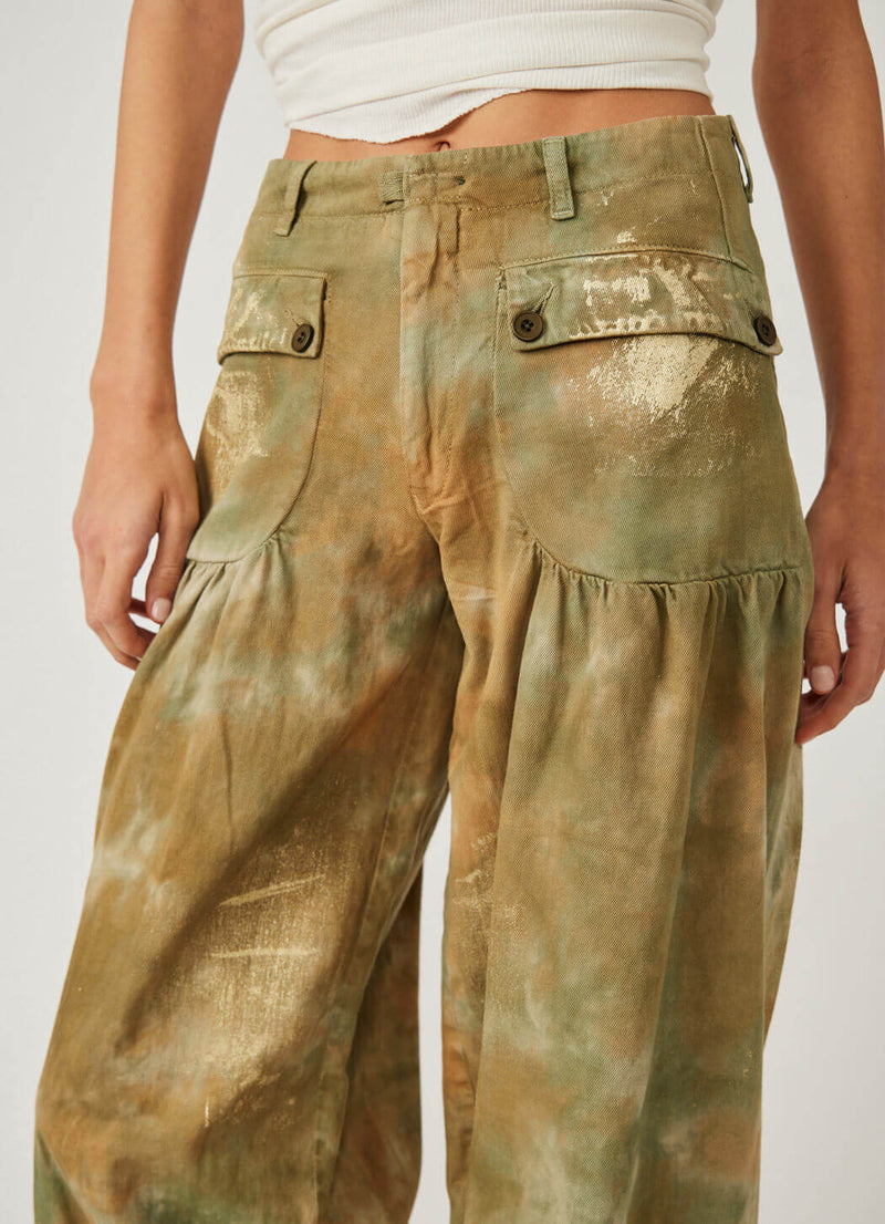 Free People Lotus Tie Dye Jean