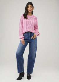 Free People Frankie Cable Sweater
