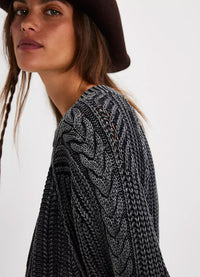 Free People Frankie Cable Sweater