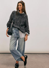 Free People Frankie Cable Sweater