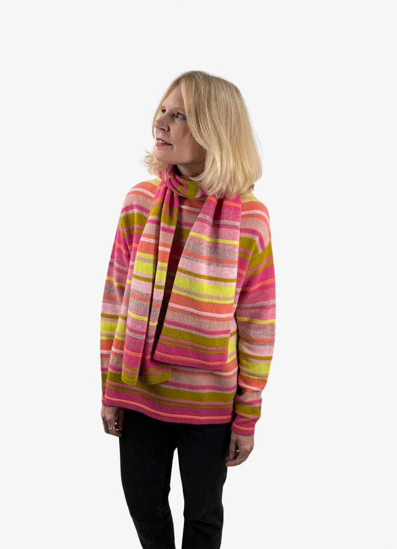NOK Obsidian Funnel-Neck Sweater