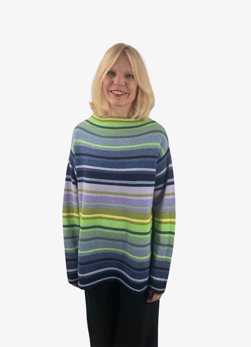 NOK Obsidian Funnel-Neck Sweater