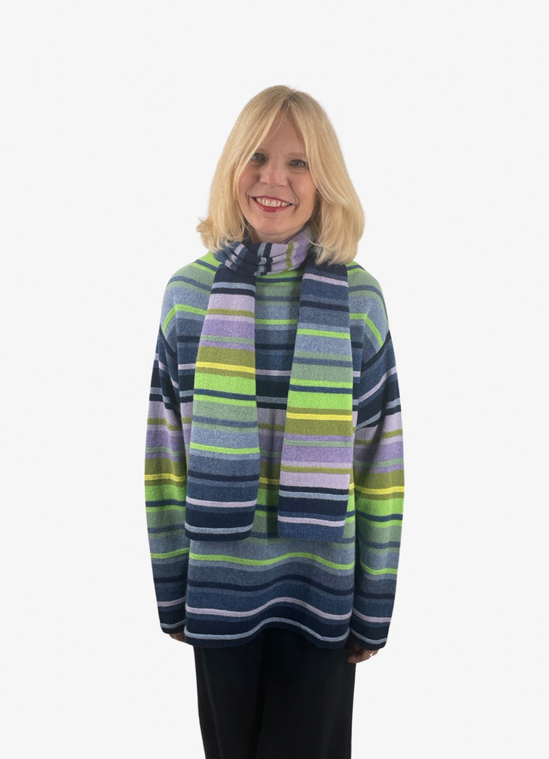 NOK Obsidian Funnel-Neck Sweater