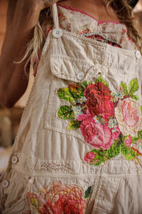 Magnolia Pearl Birch Floral Love Overalls