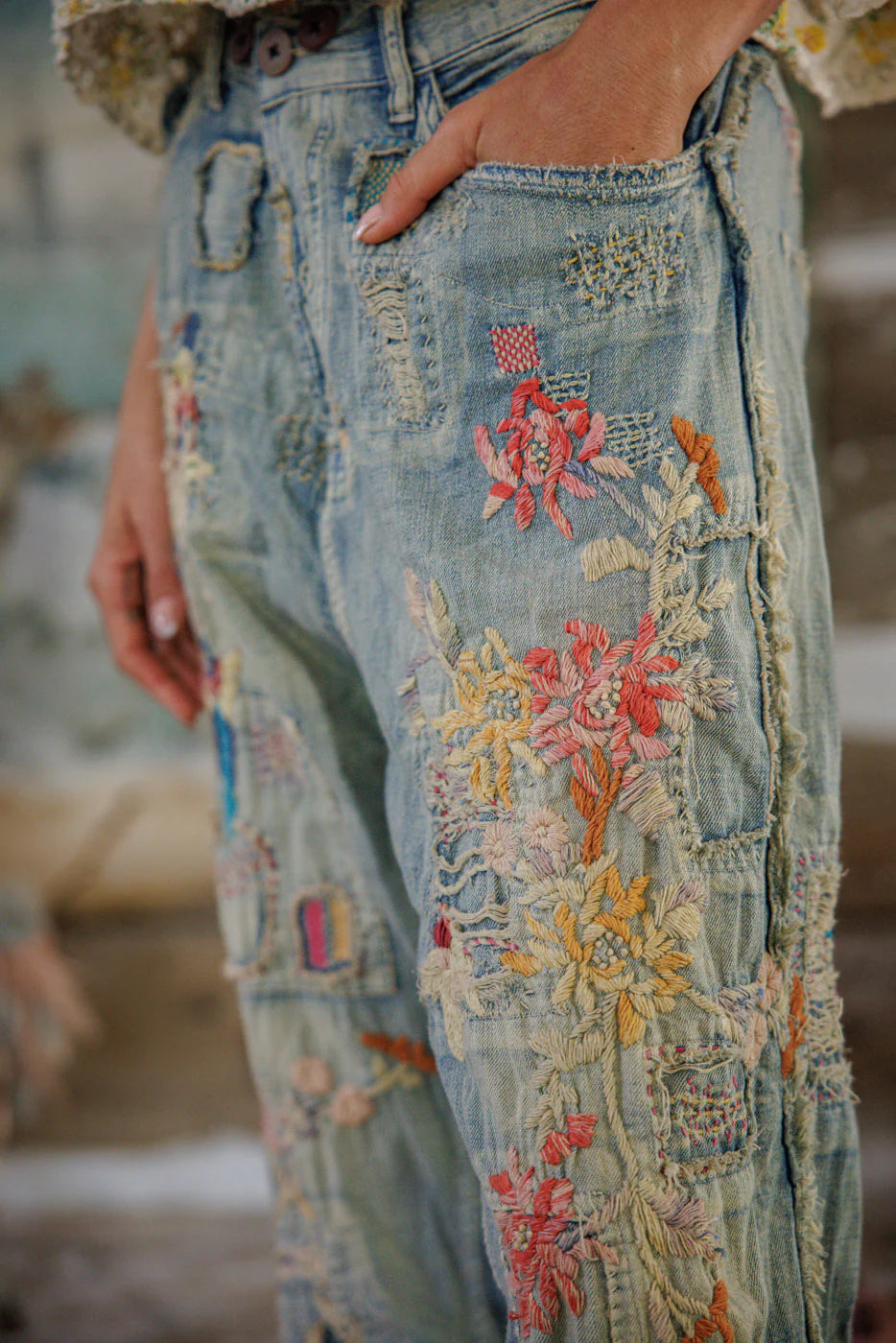 Magnolia Pearl Hummingbird Miner Denims