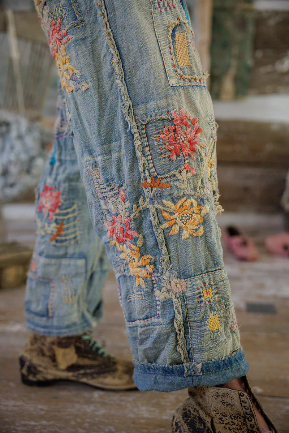 Magnolia Pearl Hummingbird Miner Denims