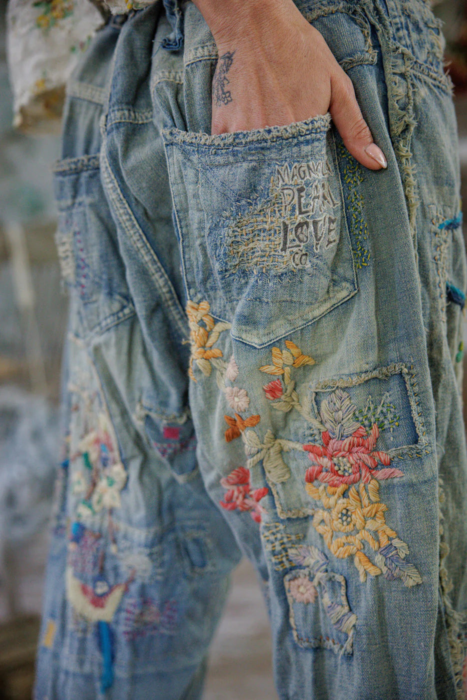 Magnolia Pearl Hummingbird Miner Denims