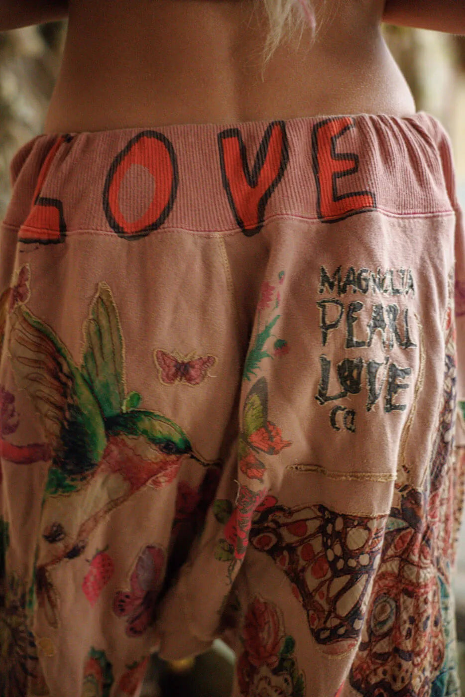 Magnolia Pearl Applique La Jolla Joggers