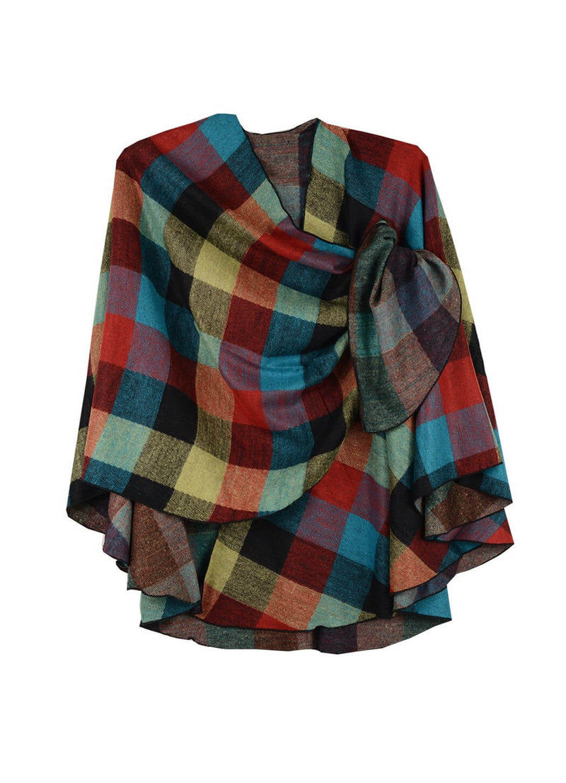 Rapti Fashion Reversible Cashmere Buckle Shawl