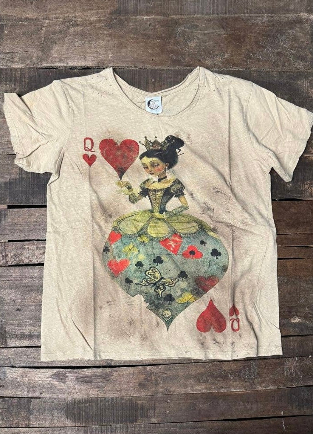 Jaded Gypsy Moon Dance Tee - Queen Of Hearts