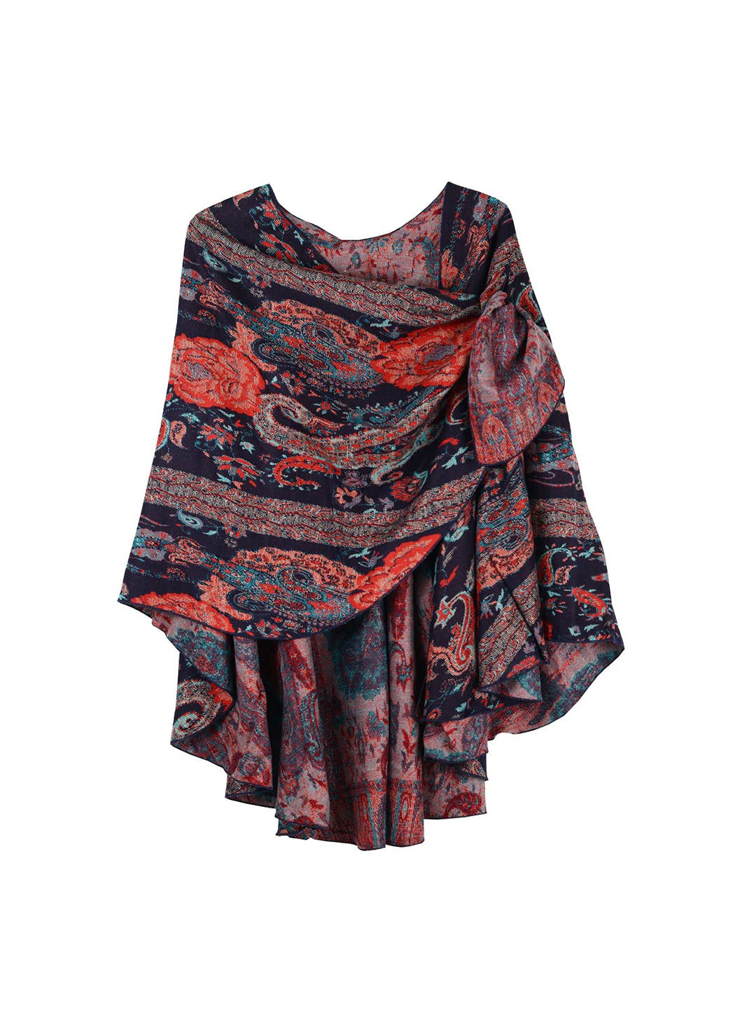 Rapti Fashion Reversible Cashmere Buckle Shawl