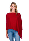 Alashan Cashmere Poncho Red Velvet