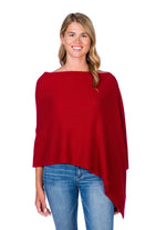 Alashan Cashmere Poncho Red Velvet