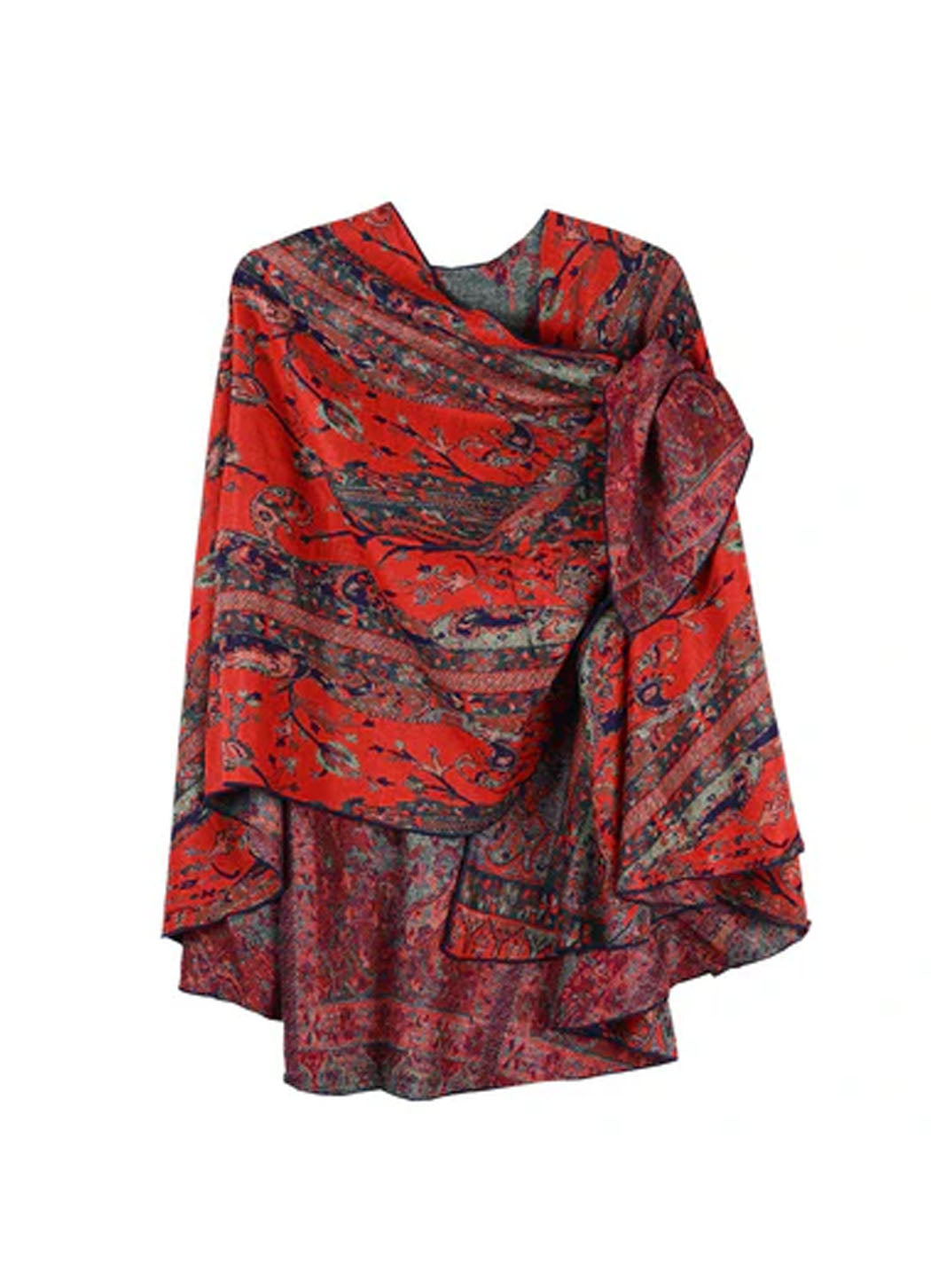 Rapti Fashion Reversible Cashmere Buckle Shawl