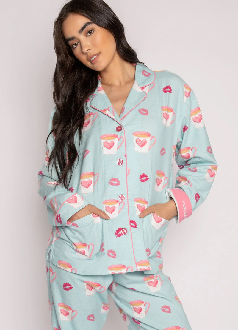 P.J. Salvage Flannel PJ Set