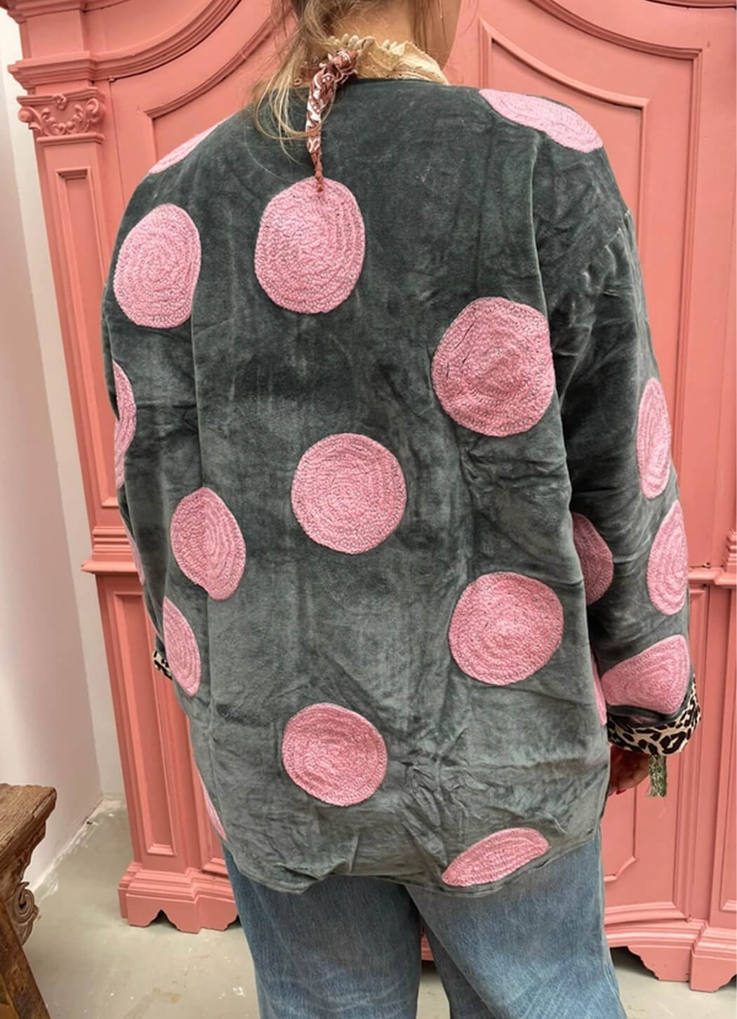 ToutVintage Rose Dot Jacket