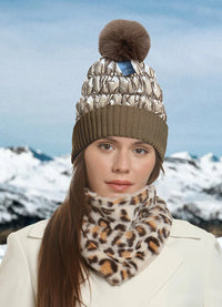 Justin Gregory Puffer Beanie - Gold