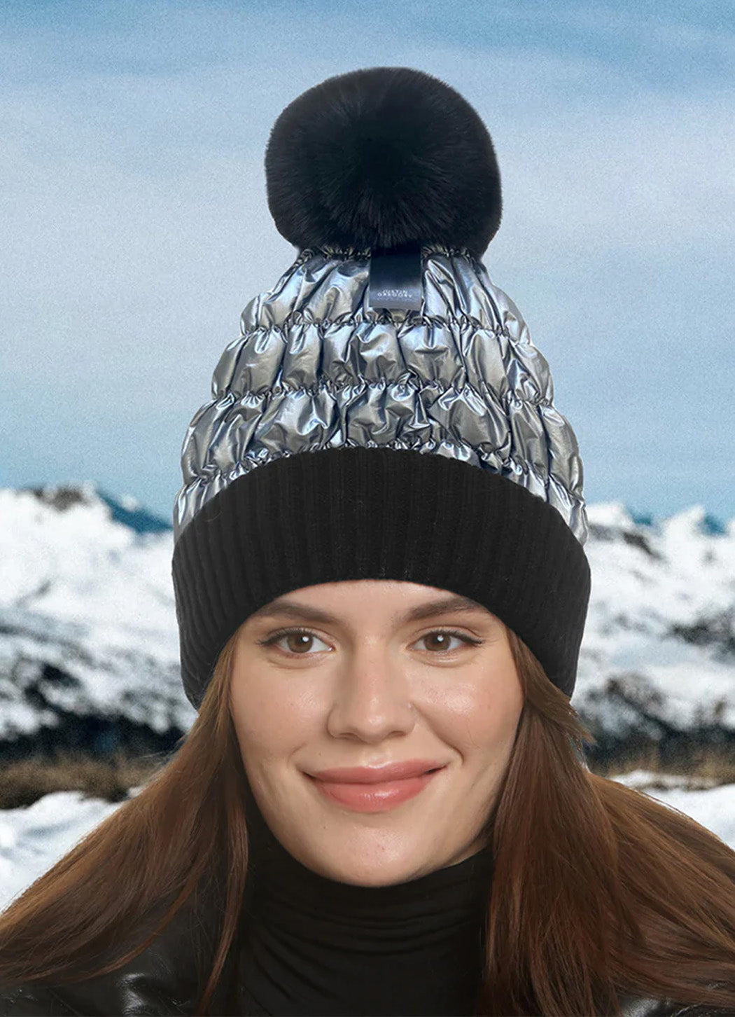 Justin Gregory Puffer Beanie - Grey Moonstone