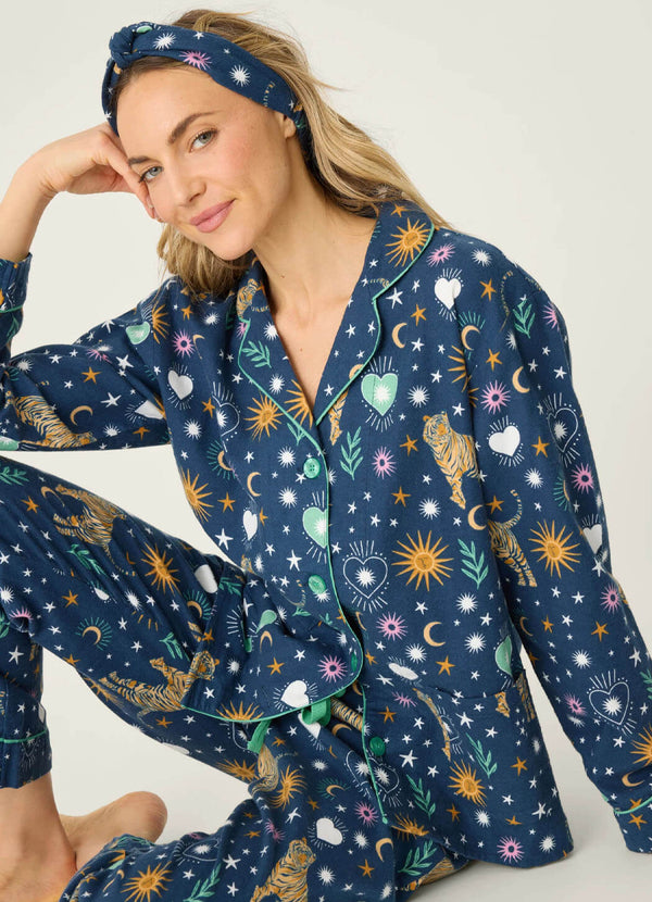 P.J. Salvage "Wild At Heart" - 3 Piece Flannel PJ Set