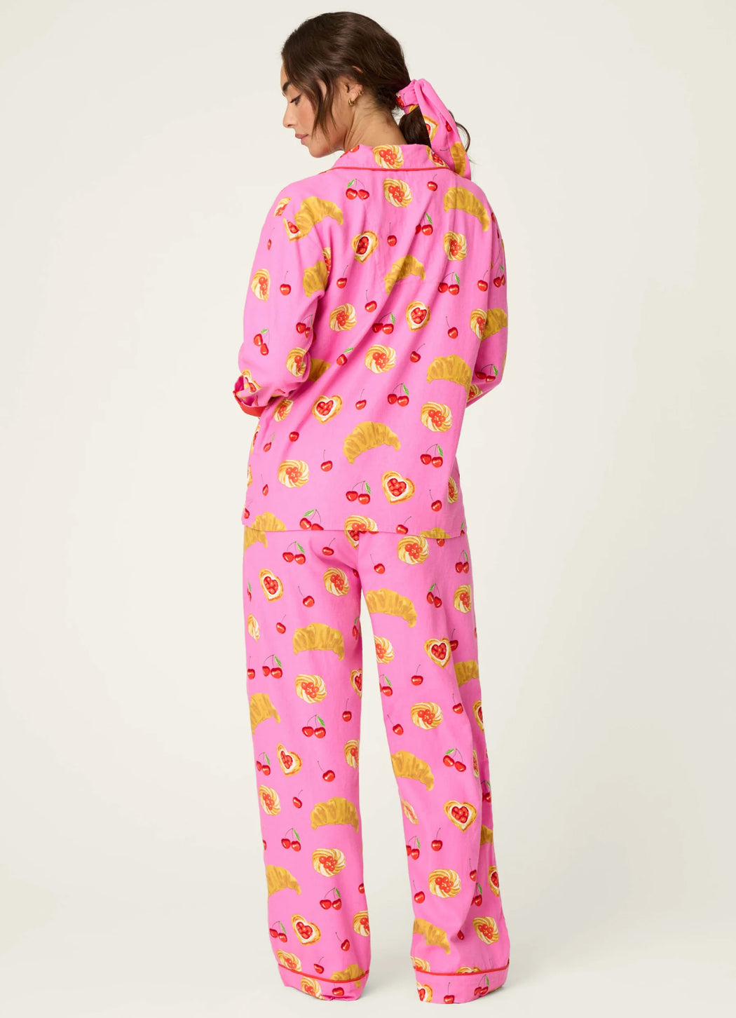 PJ Salvage 3-Piece Flannel PJ Set - Breakfast Pastry