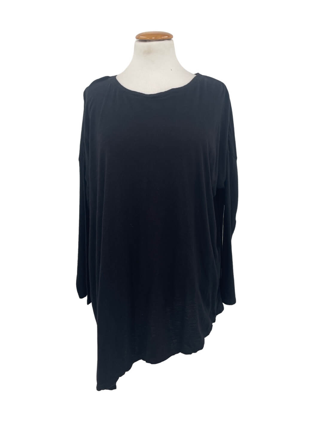 Krista Larson Solid T Shirt Long Sleeve