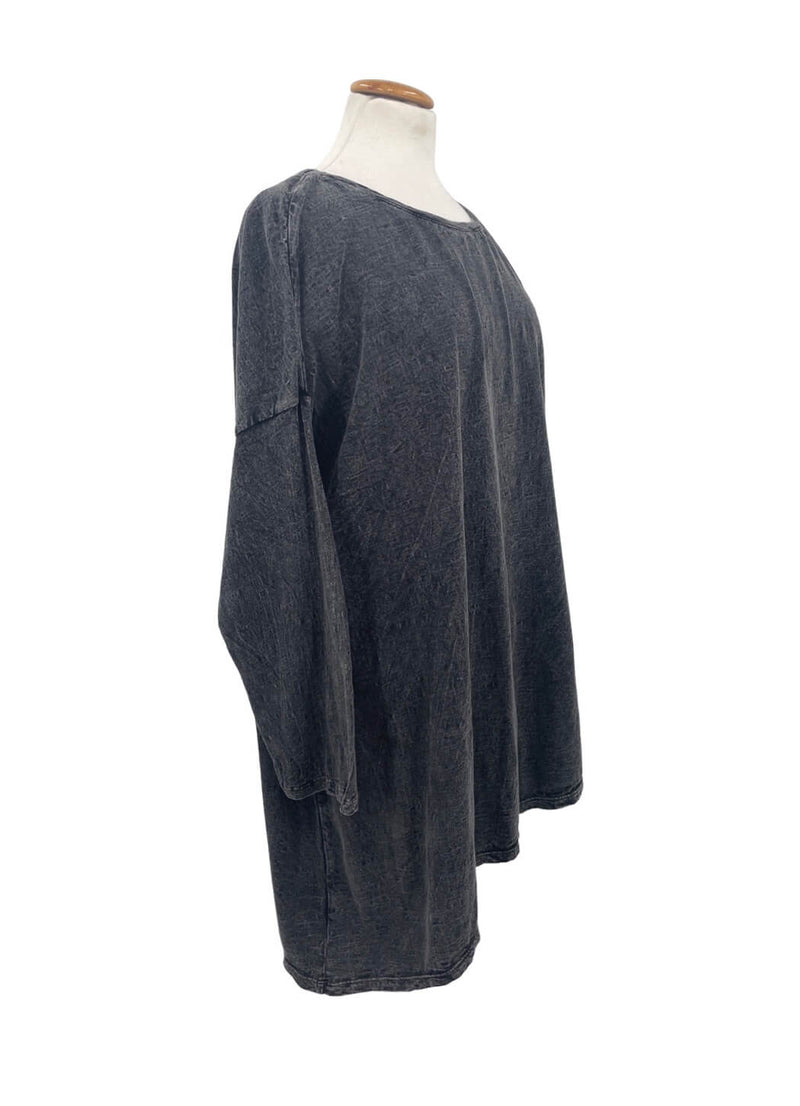 Krista Larson Solid T Shirt Long Sleeve