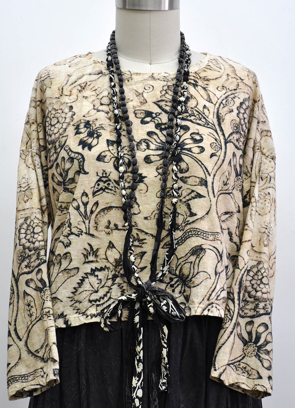 Krista Larson Crop Long Sleeve Tee