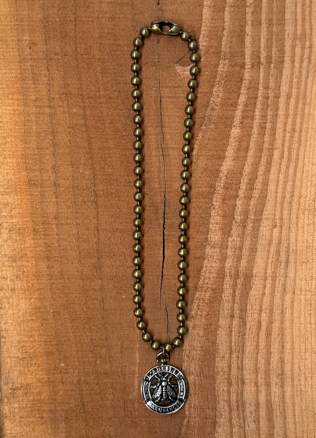 Belle Via Jewelry One-Of-A-Kind Vintage Bee Necklace
